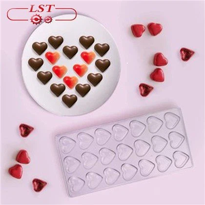 Motlles de xocolata cor de policarbonat