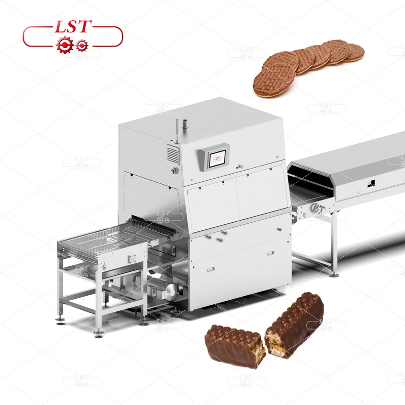 Màquines d'enrobat de xocolata de galetes